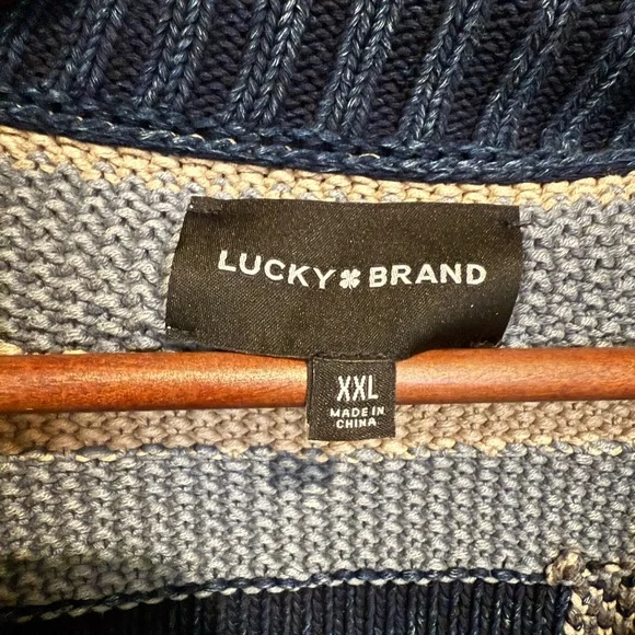 Lucky Brand patchwork cardigan - Picture 3 of 9